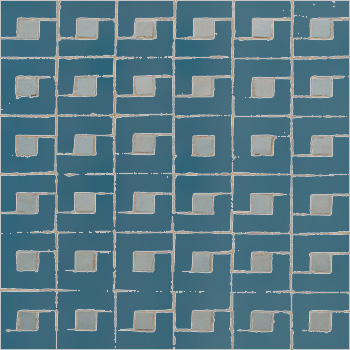 Mosaic House Moroccan tile Midi L 28-17 Sky Blue,   Teal, blue, green   solid zellige, mosaic, zellij, field, pattern, glaze, simple, classic 